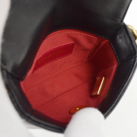 Chanel Black Calfskin Framing Chain Flap Bag NQ00882 - Picture 3 of 5